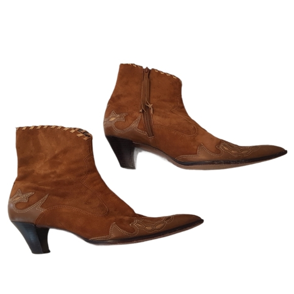 Antonio Melani- Western Ankle Boots - Picture 3 of 12